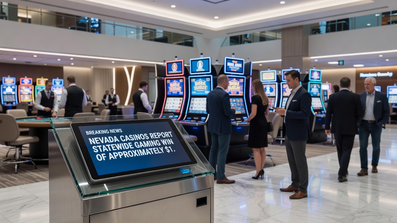 Nevada casino revenue charts and graphs